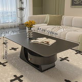 Sleek Sintered Stone Coffee Table – Modern Durable Design for Elegant Living Spaces fel-2443