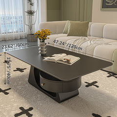 Sleek Sintered Stone Coffee Table – Modern Durable Design for Elegant Living Spaces fel-2443