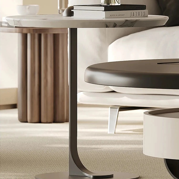 Stylish Pine Sintered Stone Coffee Table with Modern Design - Perfect for Living Room Decor fjd-4682