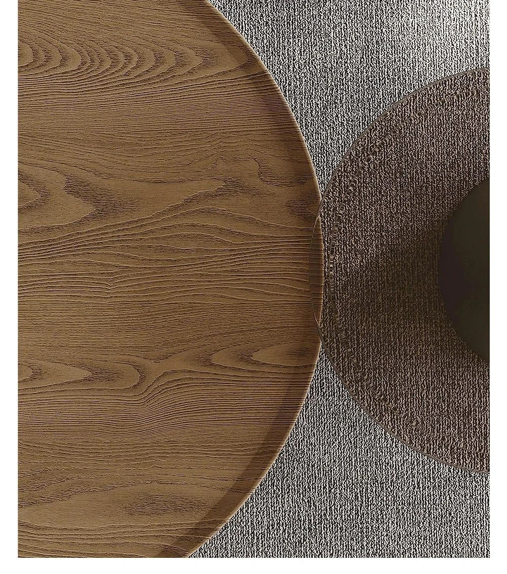 Elegant Sintered Stone Coffee Table with Pine Ash Wood and Tempered Glass - Modern Living Room Furniture with Storage Drawer fjd-4689