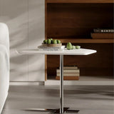 Sleek Marble Stainless Coffee Table – Modern Minimalism for Your Living Space fjd-4702
