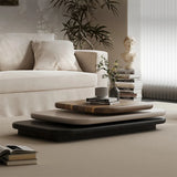 Stylish Density Board Coffee Table - Elegant Ash Wood Finish for Modern Living Room Décor fjd-4714