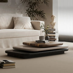 Stylish Density Board Coffee Table - Elegant Ash Wood Finish for Modern Living Room Décor fjd-4714