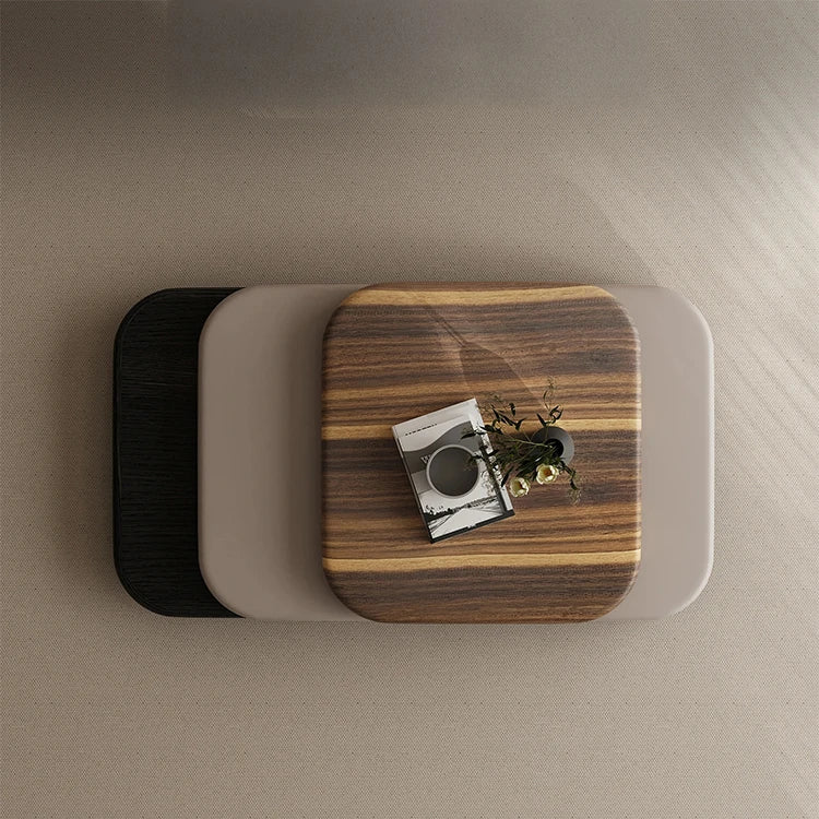 Stylish Density Board Coffee Table - Elegant Ash Wood Finish for Modern Living Room Décor fjd-4714