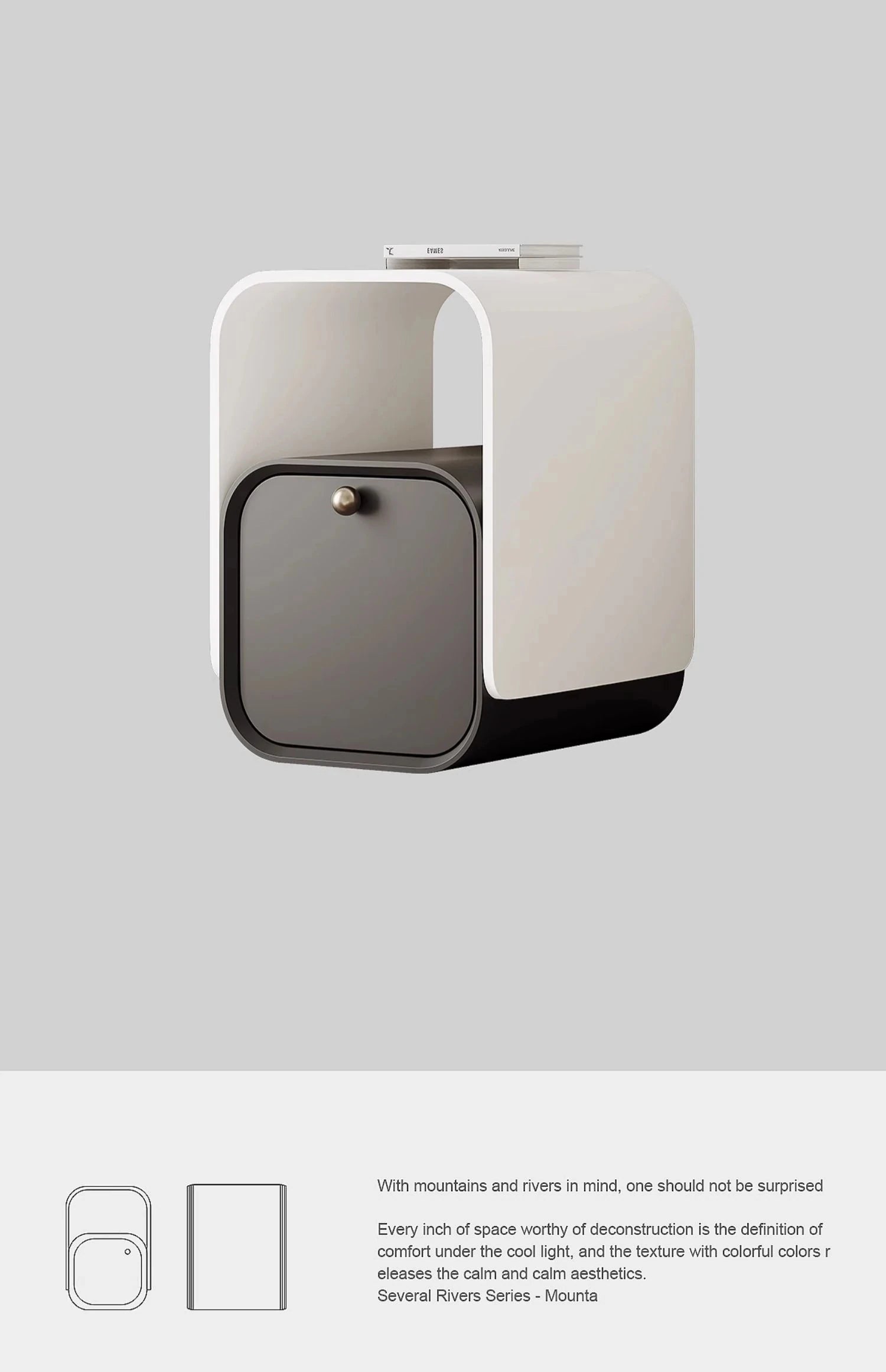 Stylish Pine Bedside Cupboard with Sleek Design for Modern Bedrooms fjd-4728