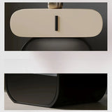 Sleek Modern Bedside Cupboard – Stylish Solid Wood & Density Board Design for Elegant Bedrooms fjd-4731
