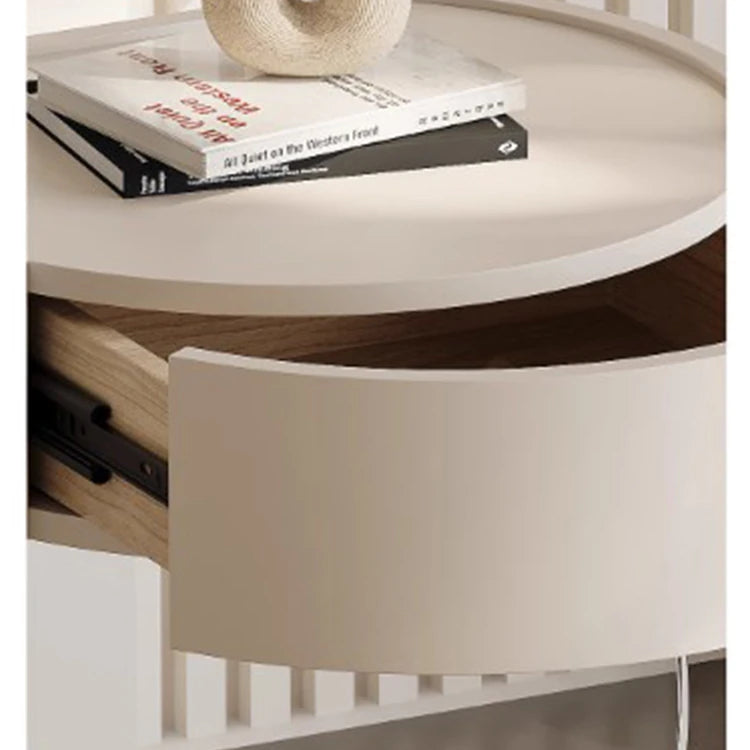 Elegant Modern Bedside Cupboard with Sleek Acrylic Base - Stylish Storage Solution for Your Bedroom fjd-4735