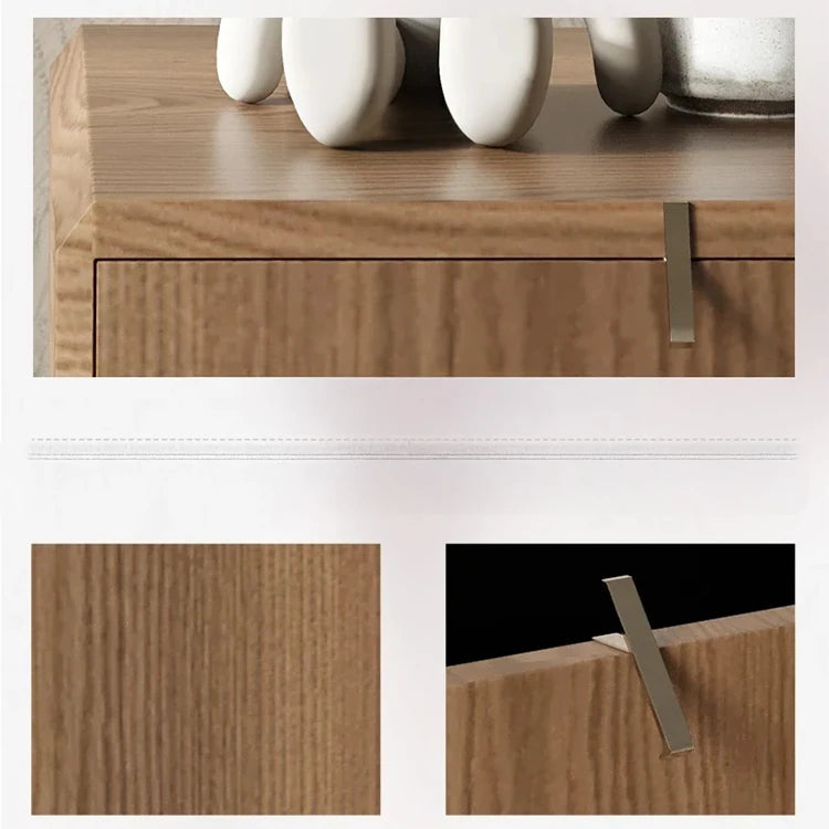 Stylish Density Board Bedside Cupboard with Modern Drawer Design - Perfect Nightstand for Your Bedroom fjd-4738