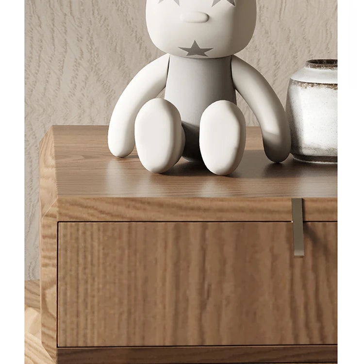 Stylish Density Board Bedside Cupboard with Modern Drawer Design - Perfect Nightstand for Your Bedroom fjd-4738