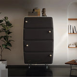 Modern Pine Density Board Cabinet with 4 Drawers - Stylish Storage Solution for Home and Office fjd-4745