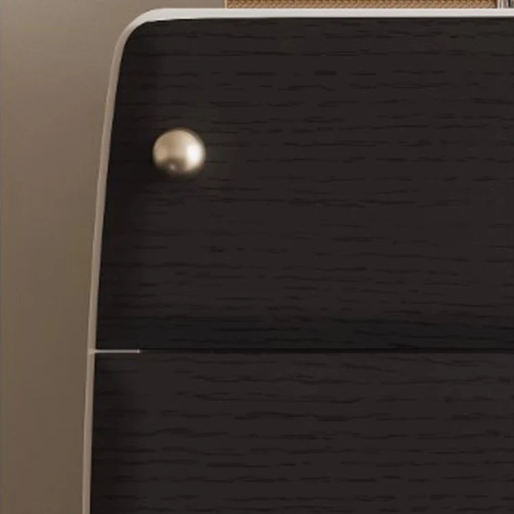 Modern Pine Density Board Cabinet with 4 Drawers - Stylish Storage Solution for Home and Office fjd-4745