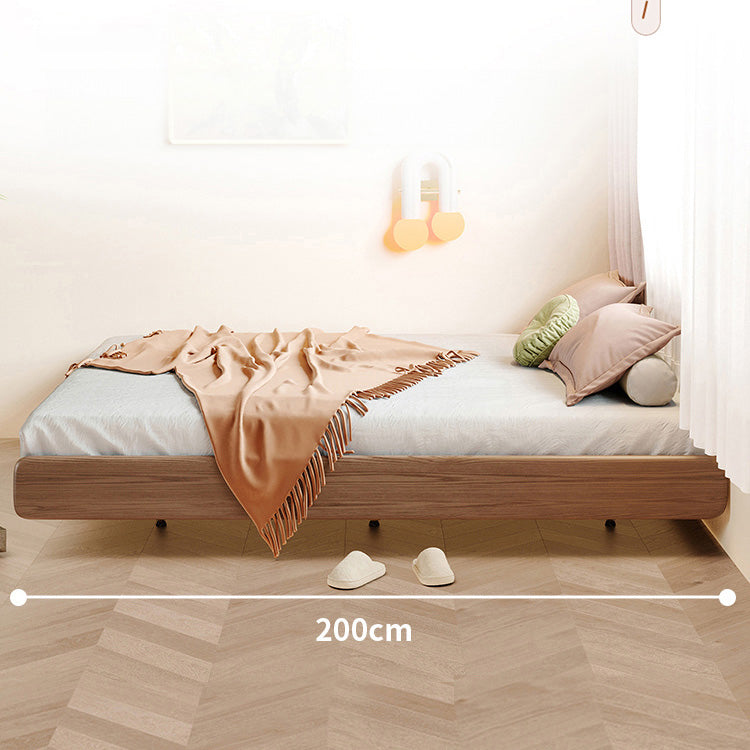 Stylish White and Brown Ash Wood Bed for Modern Bedrooms fjjj-1658