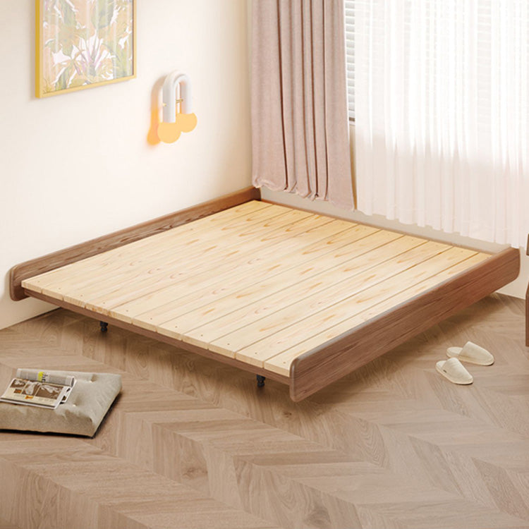 Stylish White and Brown Ash Wood Bed for Modern Bedrooms fjjj-1658