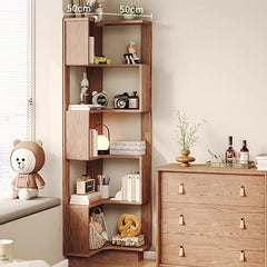 Stylish Brown Natural Ash Wood Storage Rack - Durable & Elegant Organization Solution fjjj-1663