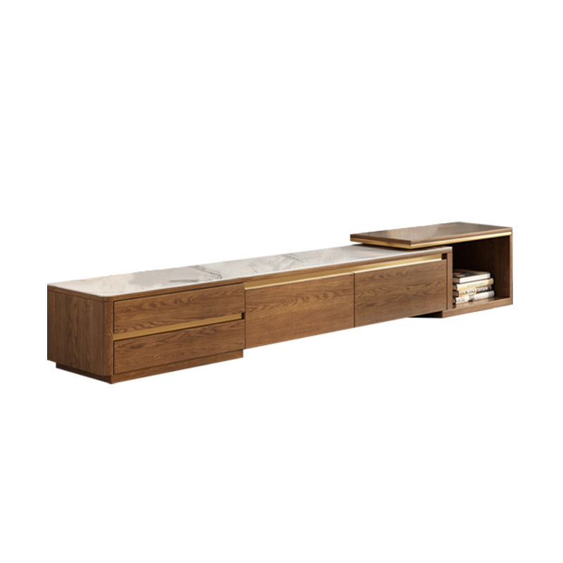 Sleek Sintered Stone & Stainless Steel Coffee Table with Elegant Linen Accents fjnl-2452