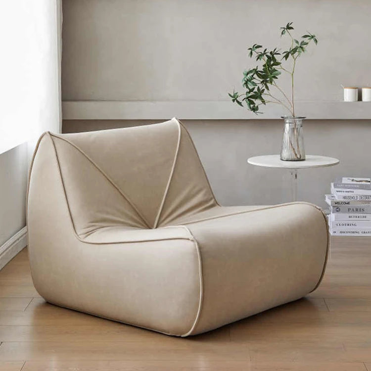 Sleek Modern Bean Bag Sofa in Techno Fabric for Ultimate Comfort and Style fjnw-4536