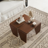 Sleek Multi-layer Board Coffee Table - Modern Elegance for Your Living Room fjnw-4553