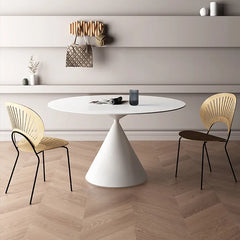 Sleek Modern Ceramic Sintered Stone Dining Table fjx-2637 for Elegant Interiors