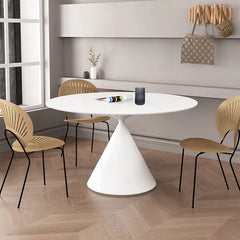 Sleek Modern Ceramic Sintered Stone Dining Table fjx-2637 for Elegant Interiors