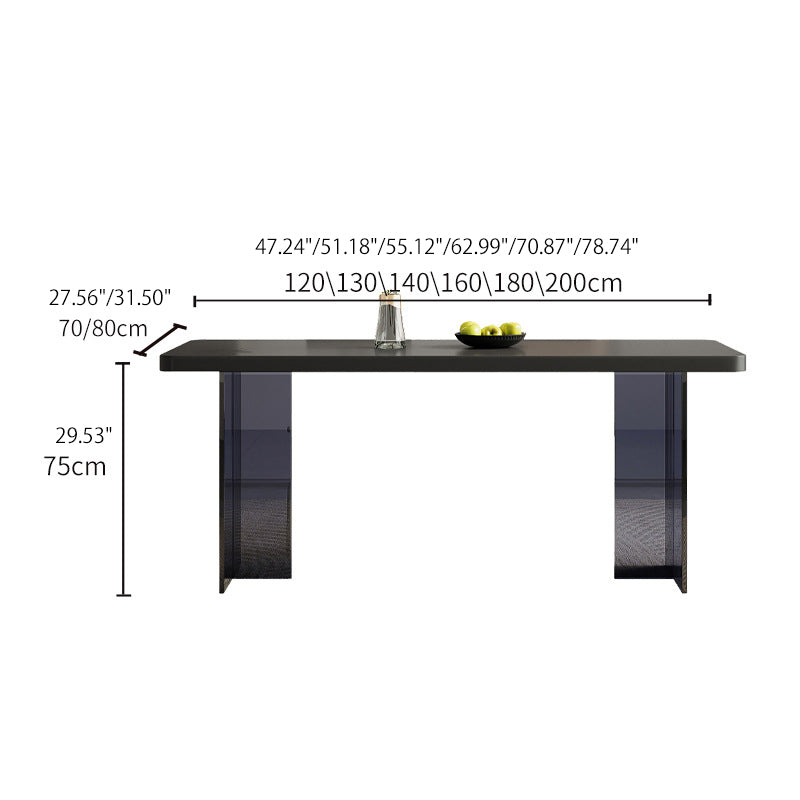 Premium Sintered Stone Acrylic Table - Modern Design & Durable Finish fjx-2641