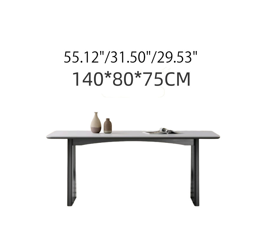 Elegant Sintered Stone Ash Wood Table – Modern Durable Design for Stylish Living & Dining Spaces fjx-2643