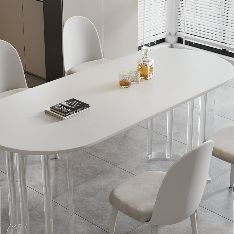 Sleek Sintered Stone Acrylic Table - Modern Design, Durable Elegance fjx-2648