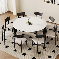 Premium Ash Wood & Sintered Stone Table - Modern Elegance for Your Home fjx-2658