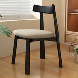 Stylish Oak Dining Chair with PU Leather Upholstery for Modern Elegance fjx-2659
