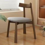 Stylish Oak Dining Chair with PU Leather Upholstery for Modern Elegance fjx-2659