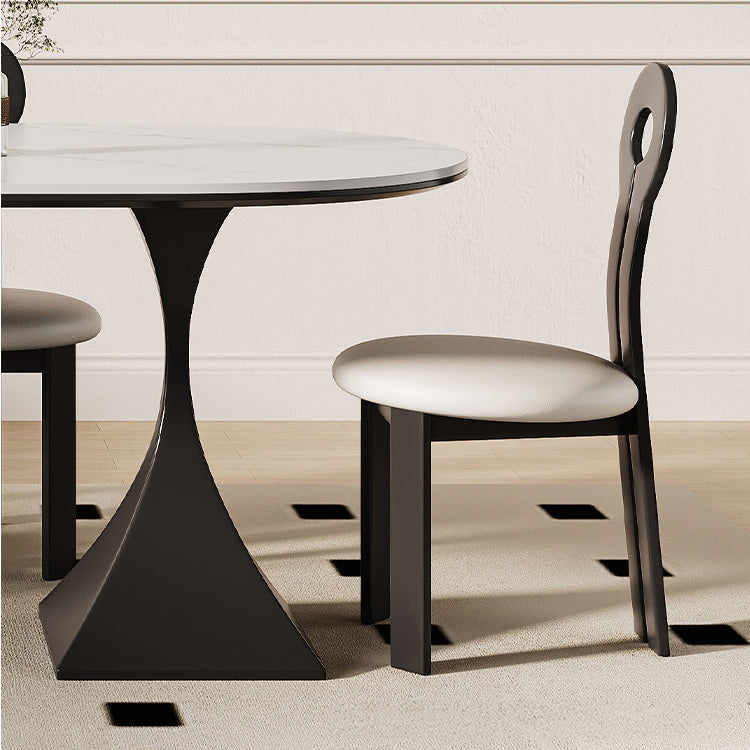 Sleek Modern Table - Sintered Stone & Carbon Steel Design for Stylish Living fjx-2673