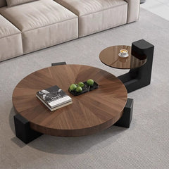 Stylish Glass Coffee Table - Modern Luxury Coffee & Side Tables for Living Room fjx-2675