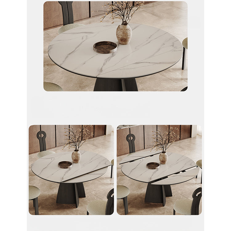 Elegant Ash Wood & Sintered Stone Table - Perfect for Home or Office fjx-2680