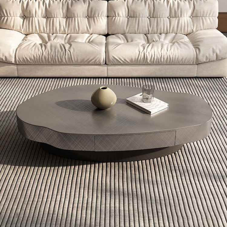 Modern Stainless Steel Carbon Steel Solid Wood Coffee Table for Home and Office fjx-2686