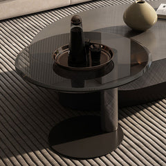 Modern Stainless Steel Carbon Steel Solid Wood Coffee Table for Home and Office fjx-2686