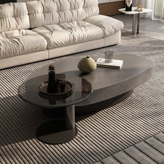 Modern Stainless Steel Carbon Steel Solid Wood Coffee Table for Home and Office fjx-2686