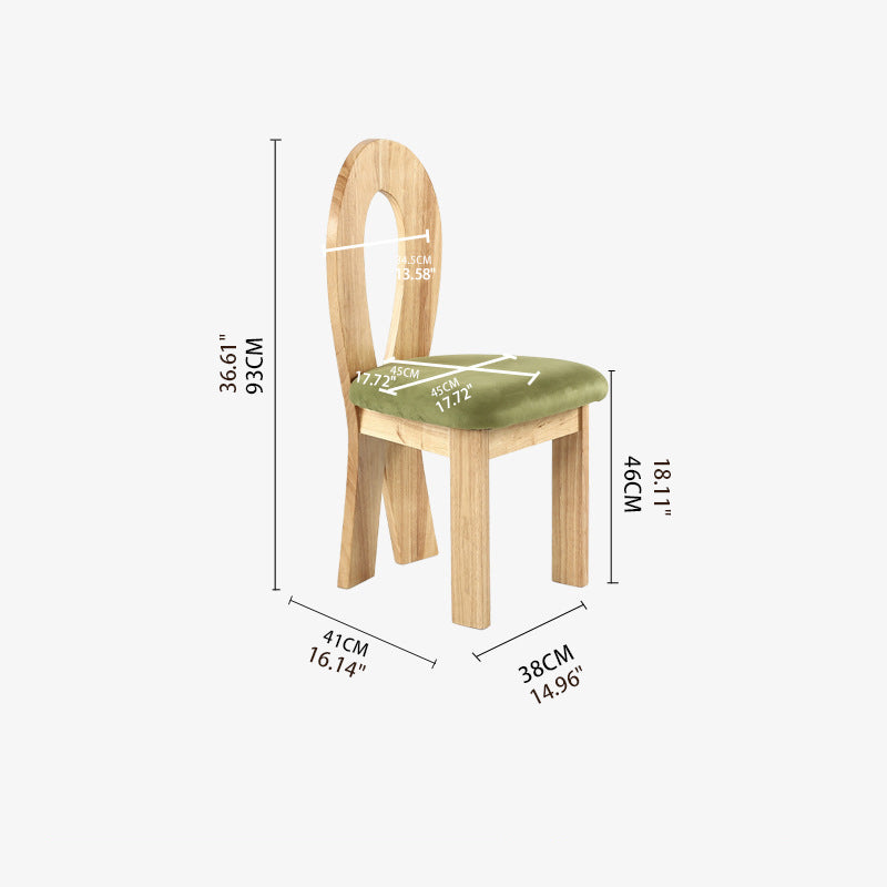 Elegant Ash Wood Fabric Chair - Stylish, Durable & Comfortable Seating fjx-2690