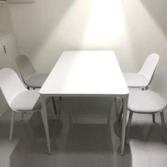 Modern Minimalist Dining Table - Ceramic Sintered Stone & Aluminum Alloy - fjx-2698