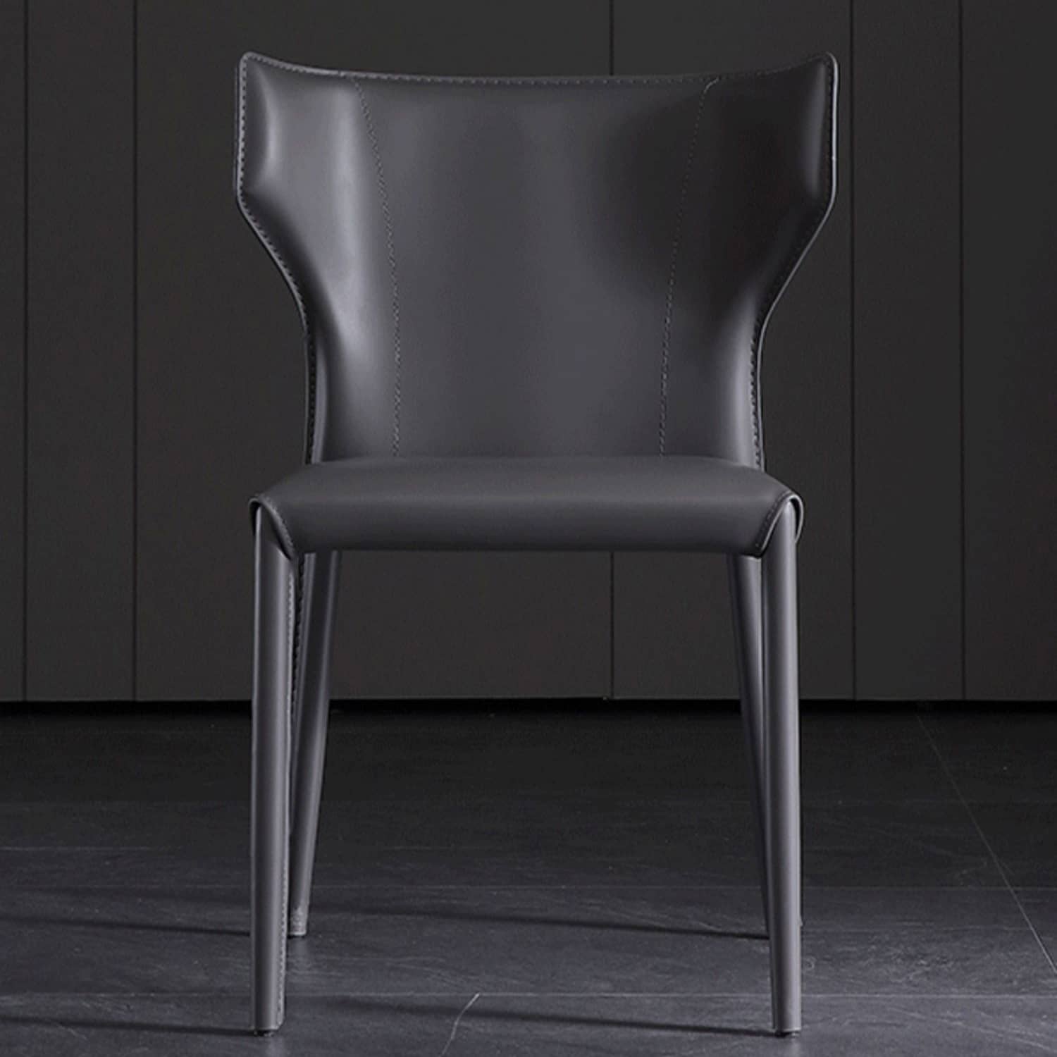 Stylish Carbon Steel Faux Leather Chair - Durable & Comfortable Seating Solution fld-2744