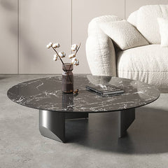 Sleek Sintered Stone Coffee Table with Stainless Steel Frame – Modern Elegance for Your Home fld-2745