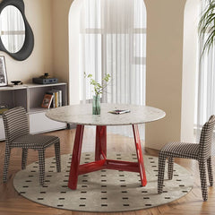 Stunning Terrazzo Beech Wood Table – Elevate Your Home Décor Elegantly fld-2752