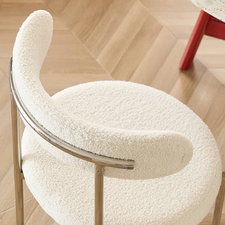 Cozy Faux Sherpa Chair - Stylish and Comfortable Seating for Any Room fld-2759