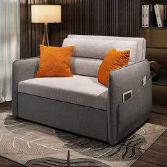 Stylish Cotton-Linen Sofas in Vibrant Colors: Dark Gray, Light Brown, Beige, Khaki, Pink, Green, Orange fnm-950