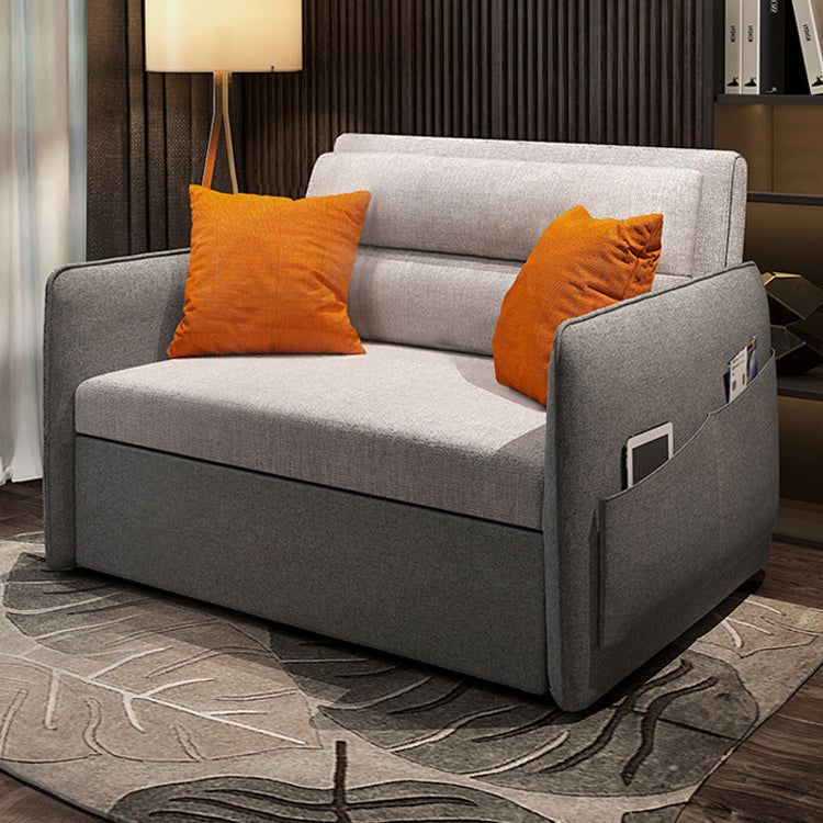 Stylish Cotton-Linen Sofas in Vibrant Colors: Dark Gray, Light Brown, Beige, Khaki, Pink, Green, Orange fnm-950