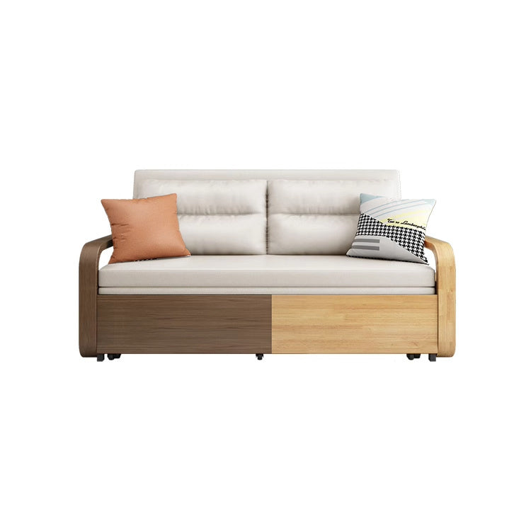 Cozy Sofa with Storage in Multi-Color Couch with Solid Wood Base & Cotton and Linen Filling for LIvingroom fnm-955