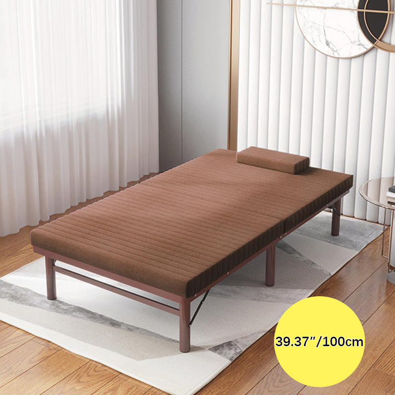 Premium Bed Frame with Grey, Navy Blue, Red, and Dark Brown Coconut Palm Design foltm-1555