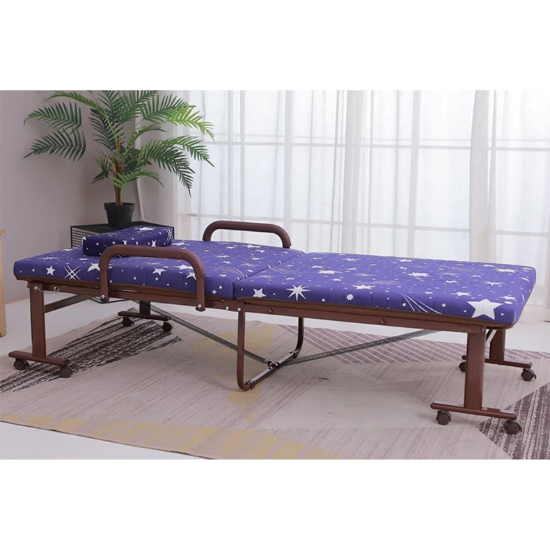 Luxurious Dark Brown and Blue Coconut Palm Bed Frame – Elegant Tropical Design for Your Bedroom foltm-1559