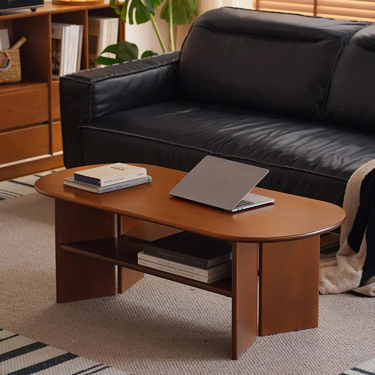 Elegant Cherry Wood Coffee Table with Modern Design – Perfect for Living Rooms fpmxm-2781