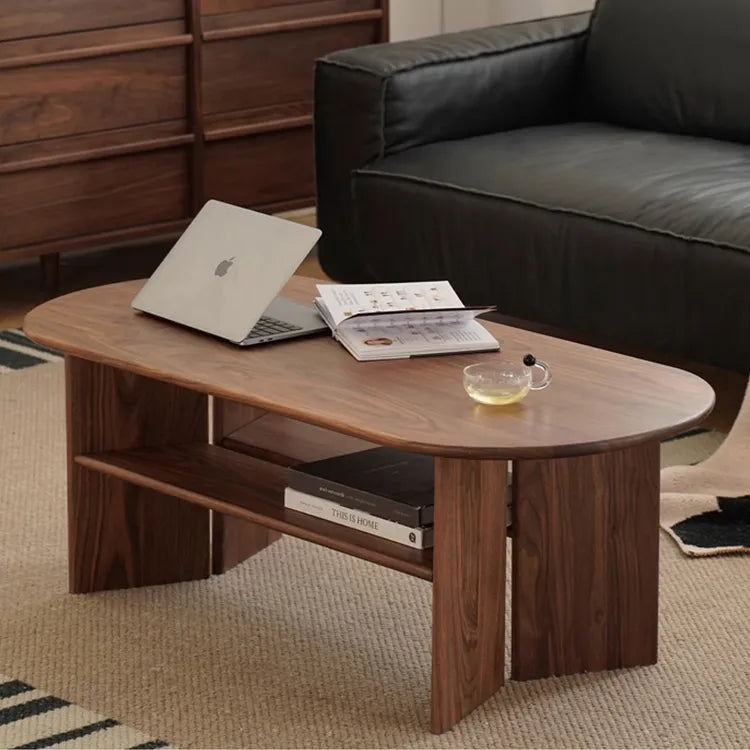Elegant Cherry Wood Coffee Table with Modern Design – Perfect for Living Rooms fpmxm-2781