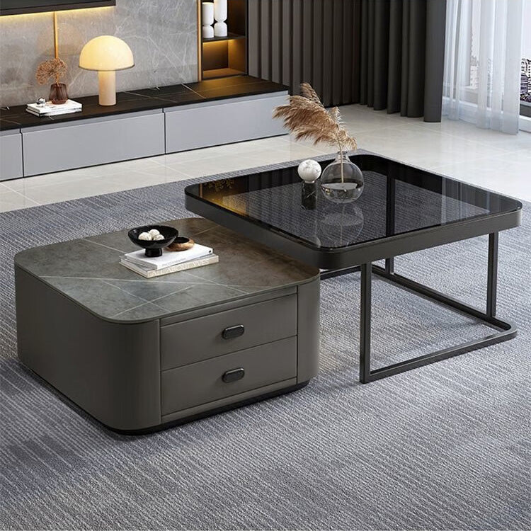 Modern 2-Pieces Square Coffee Table – Perfect for Your LIvingroom frg-500