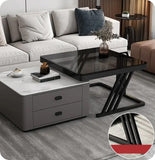 2-pieces Square Coffee Table with Storage - Modern Design for your LIvingroom frg-505